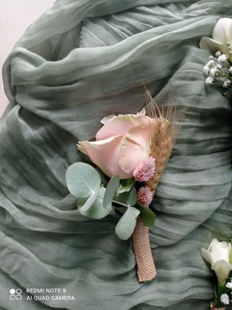 Boutonnière Marié/Témoin